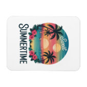 Sommerzeit Sommer Reise Strand Magnet (Horizontal)