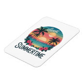 Sommerzeit Sommer Reise Strand Magnet (Linke Seite)