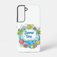 Sommerzeit - Sommerzeit Strand Illustration