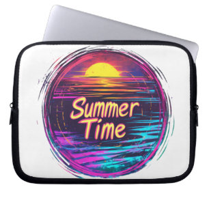Sommerzeit - Sonnenuntergang zur Sommerzeit Laptopschutzhülle