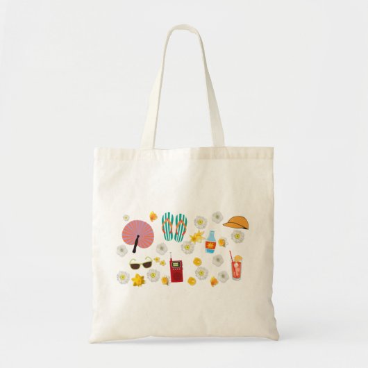 Sommerzeit-Spaß-Tasche Tragetasche (Vorne)