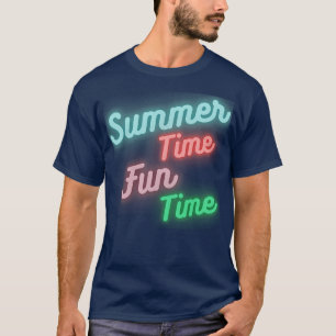 Sommerzeit Spaß Zeit Spaß Sommer Strand Sand Surf T-Shirt