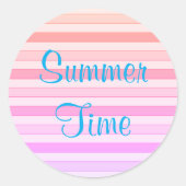 Sommerzeit Sticker (Vorderseite)