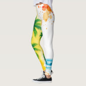 „Sommerzeit“-Stranddesign Leggings (Links)