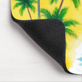 „Sommerzeit“-Stranddesign Mousepad (Ecke)