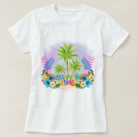 Sommerzeit T-Shirt (Design vorne)
