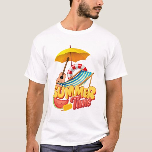 Sommerzeit T-Shirt (Vorderseite)
