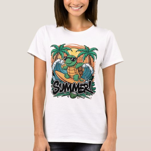 Sommerzeit T-Shirt (Vorderseite)