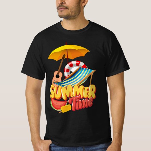Sommerzeit T-Shirt (Vorderseite)