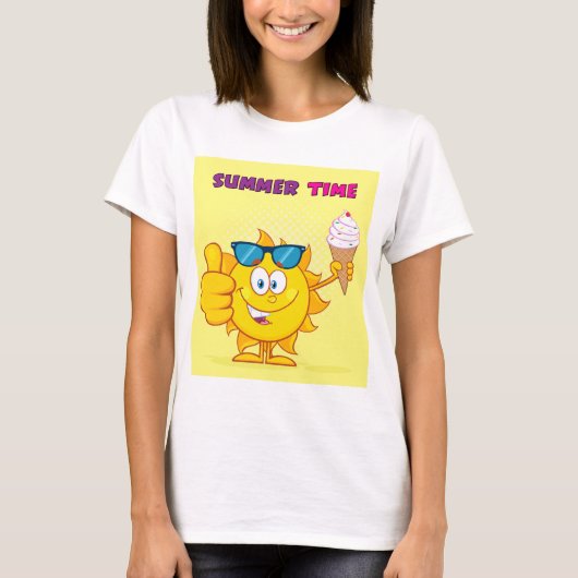 Sommerzeit T-Shirt (Vorderseite)