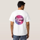 Sommerzeit T-Shirt (Schwarz voll)