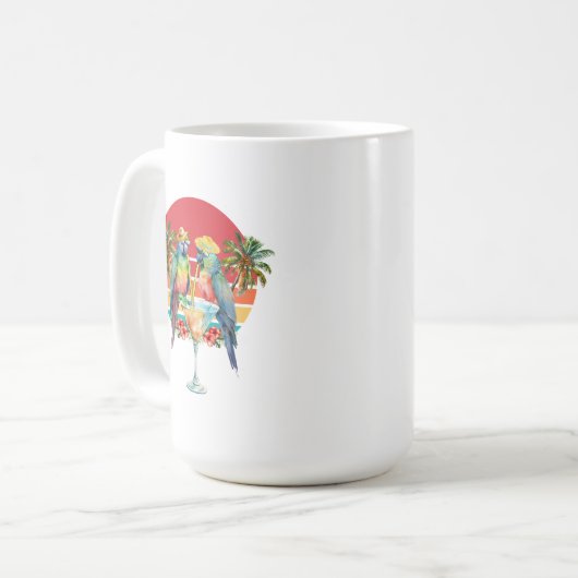 Sommerzeit-Tasse Kaffeetasse (Vorderseite Links)