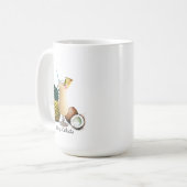 Sommerzeit-Tasse Kaffeetasse (Vorderseite Links)