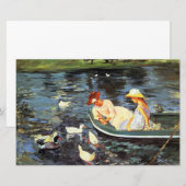 Sommerzeit (von Mary Cassatt) Briefpapier (Vorne/Hinten)