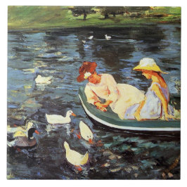 Sommerzeit (von Mary Cassatt) Fliese