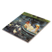 Sommerzeit (von Mary Cassatt) Fliese (Seite)