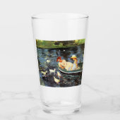 Sommerzeit (von Mary Cassatt) Glas (Vorderseite)