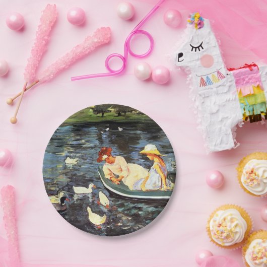 Sommerzeit (von Mary Cassatt) Pappteller (Party)