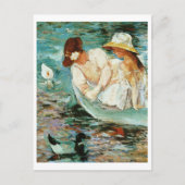Sommerzeit von Mary Cassatt Postkarte (Vorderseite)