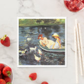 Sommerzeit (von Mary Cassatt) Serviette (Beispiel)