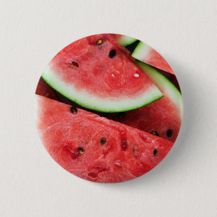 Sommerzeit Wassermelone Button