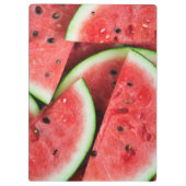 Sommerzeit Wassermelone Klemmbrett (Rückseite)