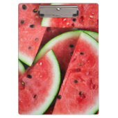 Sommerzeit Wassermelone Klemmbrett (Vorderseite)