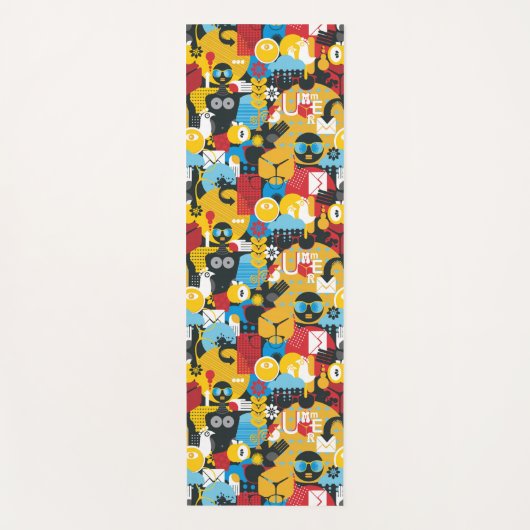 Sommerzeit Yogamatte (Vorderseite)