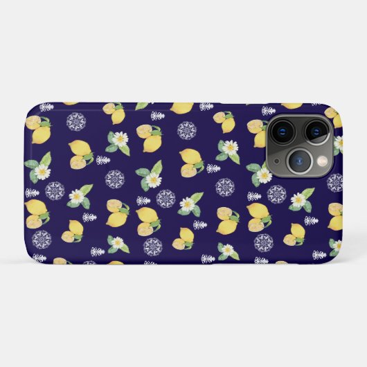 Sommerzeit Zitronen Case-Mate iPhone Hülle (Rückseite (Horizontal))