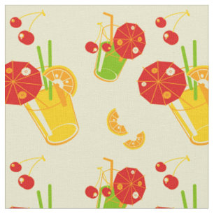Sommerzeitcocktail-Zitronenkirsche Stoff