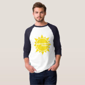 Sommerzeitfür immer Raglan T-Shirt (Vorne ganz)