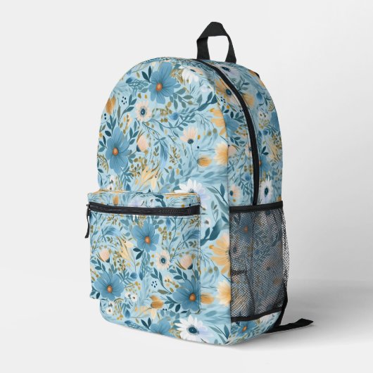 Sommerzeitgestaltung Bedruckter Rucksack (Rückseitige Ecke Rechts)