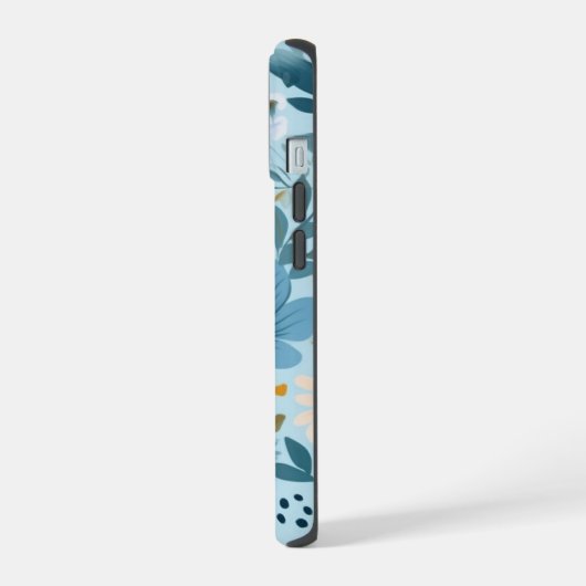 Sommerzeitgestaltung iPhone 15 Hülle (Linke Seite)