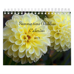 Sommerzeitkalender Dahlias Kalender