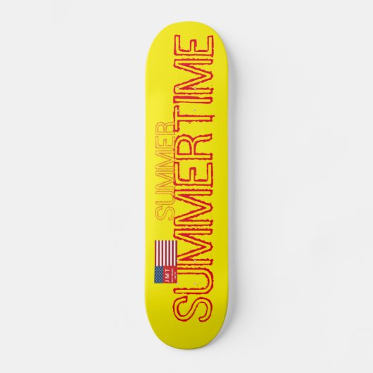 SOMMERZEITSkateboard Skateboard (Vorderseite)