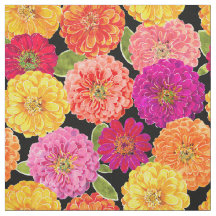 Sommerzinnias-rosa gelbes mit Blumenmuster