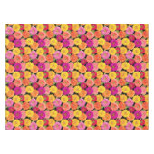 SommerZinnias Tischdecke (Vorderseite (Horizontal))