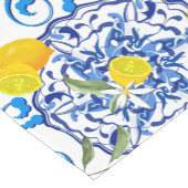 Sommerzitrus, boho, bohemiisch, floralmediterran kurzer tischläufer (Ecke)