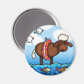 Sommeschaffenmagnet Magnet (Vorderseite/Rückseite)