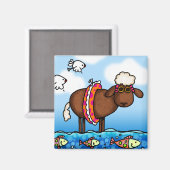 Sommeschaffenmagnet Magnet (Vorderseite/Rückseite)