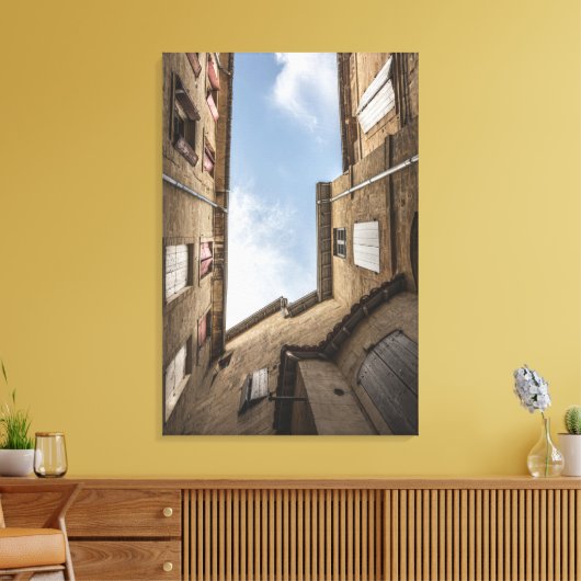 Sommieres, Frankreich Leinwanddruck (Insitu (Wohnzimmer))