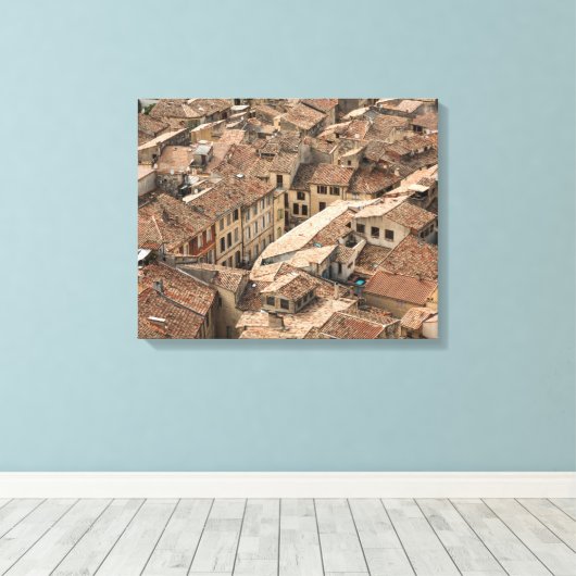 Sommieres, Frankreich Leinwanddruck (Insitu (Holzboden))