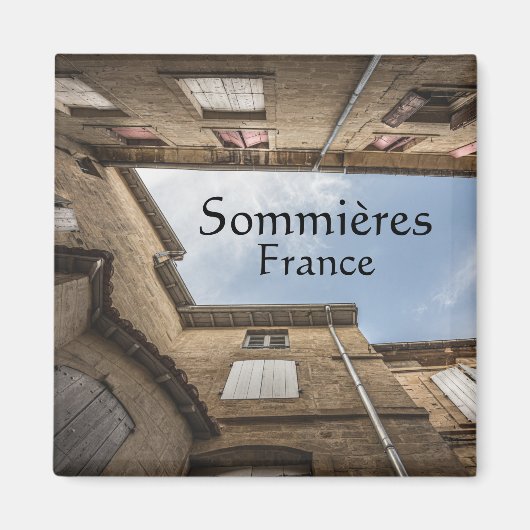 Sommieres, Frankreich Magnet (Vorne)