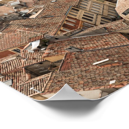 Sommieres, Frankreich Poster (Ecke)