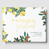 SommItalienische Fruchthochzeit Gästebuch (Vorderseite)