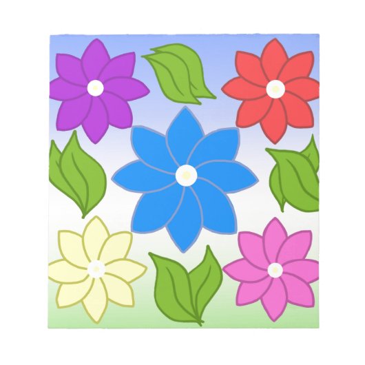 SommPetals Notizblock (Vorderseite)