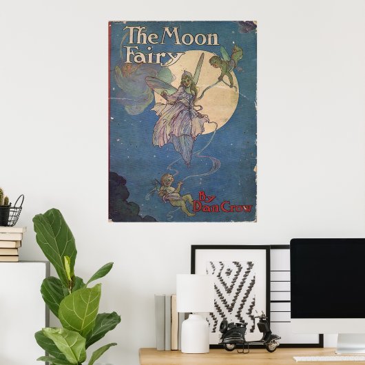 Somnium Books — Dan Crow the Moon Fairy Poster (Heimbüro)