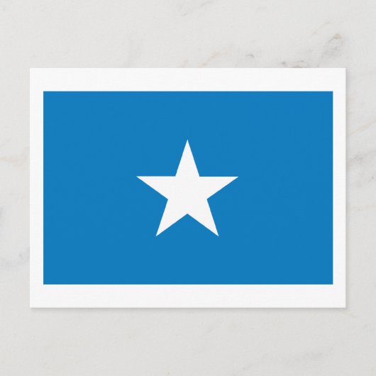 Somolia Flag Postcard Postkarte (Vorderseite)