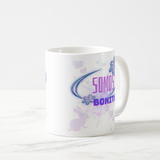 Somos Bonitas Kaffeetasse (VorderseiteRechts)