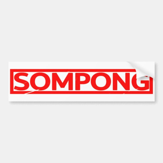 Sompong-Briefmarke Autoaufkleber (Vorne)